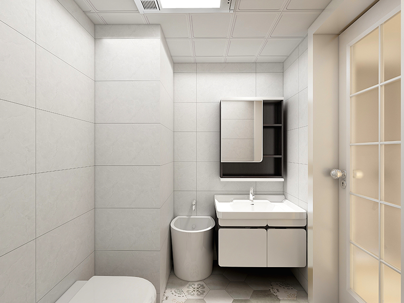 青島青鐵華潤城 94㎡三居現代簡約風格 全屋裝修設計效果圖