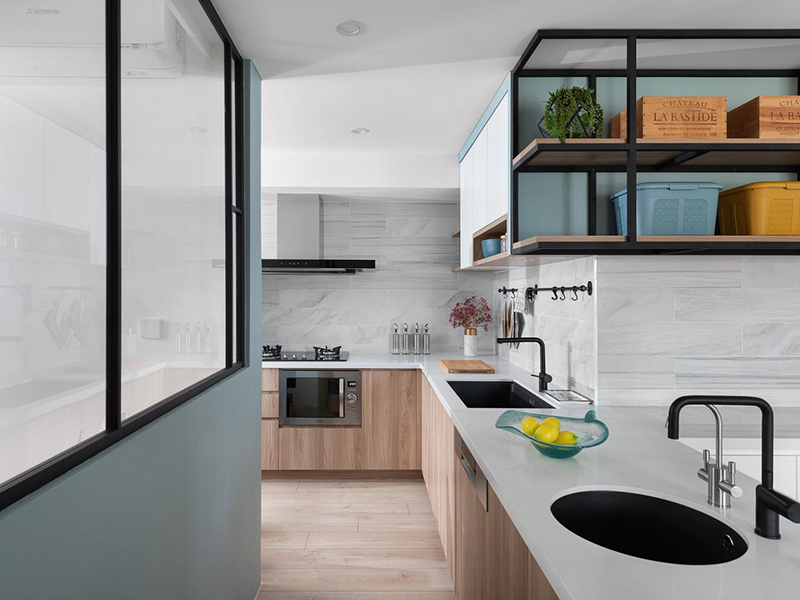 116平美式鄉村風格舊房改造 濟南恒大名都全屋裝修 舒適悠閑