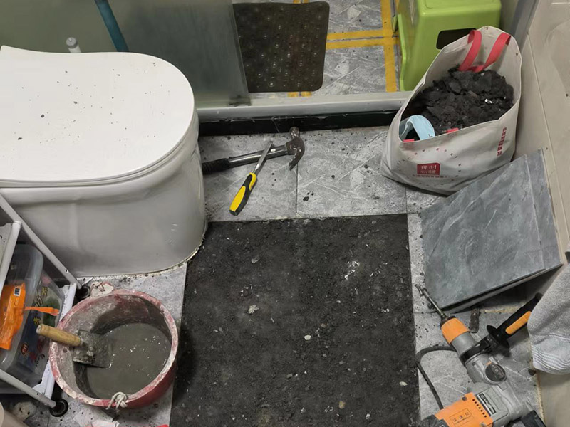 無錫太湖國際 120平房屋裝飾拆除 現代簡約風格衛生間局部改造