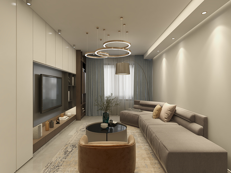 112平精裝房簡單改造 無錫融創熙園三期窗簾安裝 臥室翻新設計