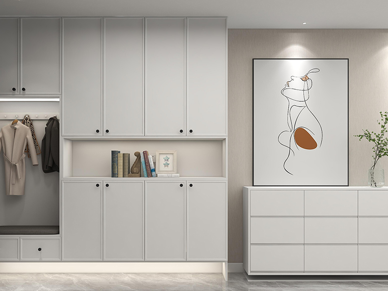 常州港龍新港城 新房玄關設計 熱水器安裝全包 現代混搭風格裝修