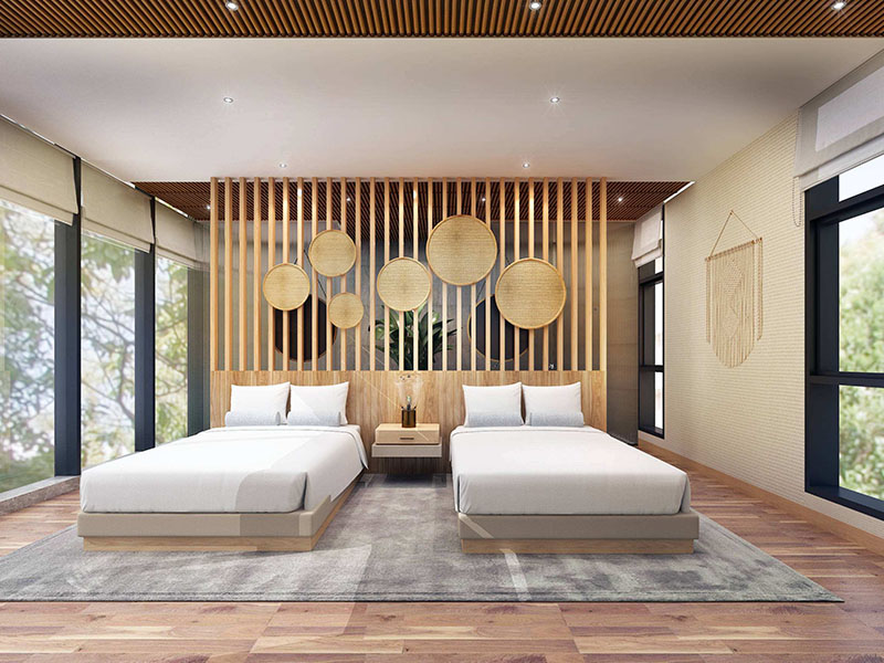 北京新中式出租房翻新案例_北京115平米房子裝修設計方案(圖3)