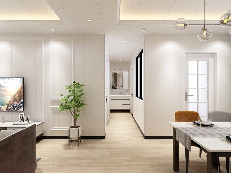 蘇州現代簡約二手房翻新案例_蘇州90平米房子裝修設計方案(圖1) 蘇州現代簡約二手房翻新案例_蘇州90平米房子裝修設計方案(圖1)