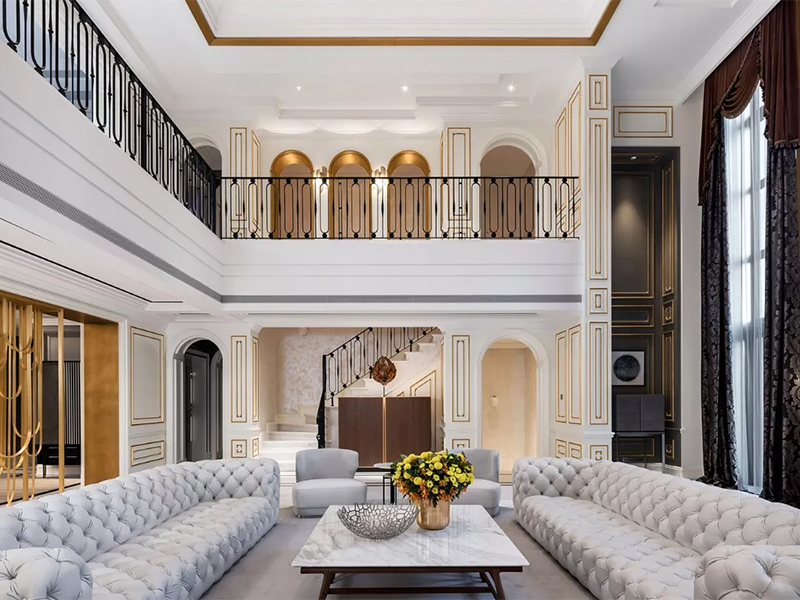 成都現代簡約二手房翻新案例_成都90平米房子裝修設計方案(圖3)